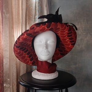 New York Burgundy and Red Year Round Hat NWOT